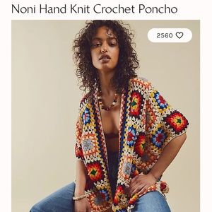 FREE PEOPLE NONI CROCHET SWEATER